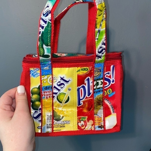 Upcycled lunch‎ bag and pencil case - Picture 2 of 13